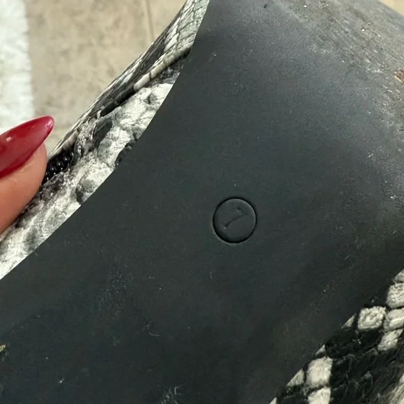 Snake Print Booties - Picture 6 of 6